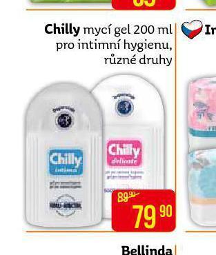 Teta Chilly mycí gel nabídka