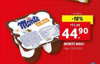 Lidl Monte maxi nabídka