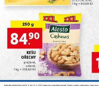 Lidl Kešu ořechy nabídka