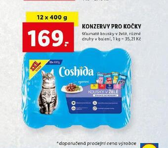 Lidl Coshida konzervy pro kočky nabídka