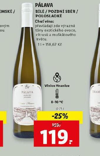 Lidl Pálava nabídka