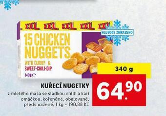 Lidl Kuřecí nugetky nabídka