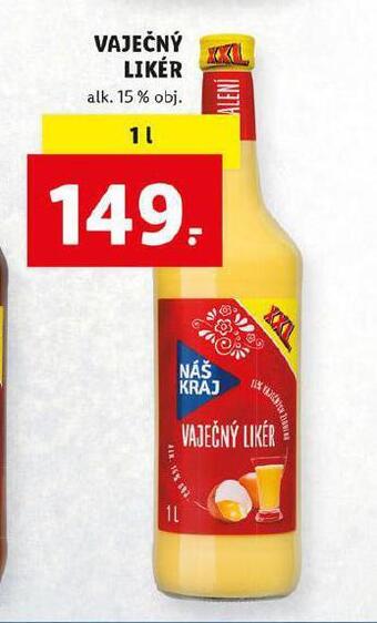 Lidl Vaječný likér nabídka