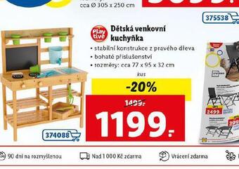 Lidl Dětská venkovní kuchyňka nabídka