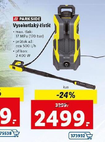 Lidl Vysokotlaký čistič nabídka