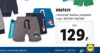 Lidl Chlapecké kraťasy nabídka