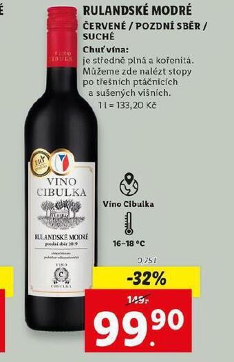 Lidl Rulandské modré nabídka