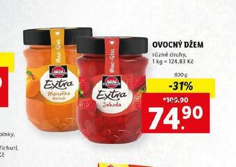 Lidl Ovocný džem nabídka