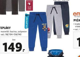 Lidl Chlapecké tepláky nabídka