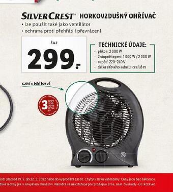 Lidl Horkovzdušný ohřívač nabídka
