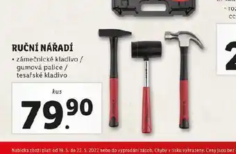 Lidl Ruční nářadí nabídka