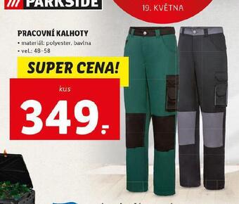 Lidl Pracovní kalhoty nabídka