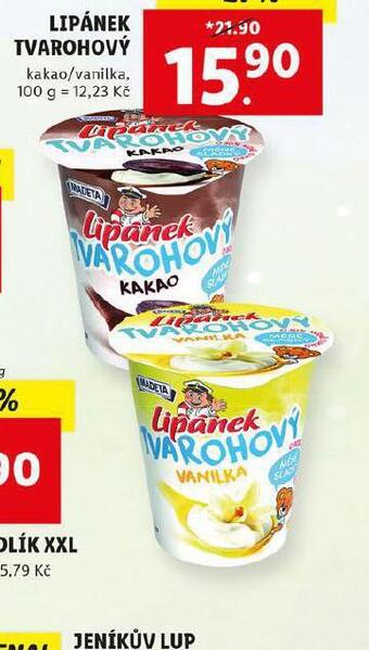 Lidl Lipánek tvarohový nabídka