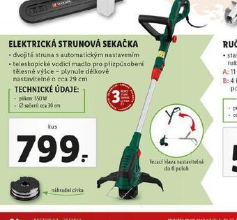 Lidl Elektrická strunová sekačka nabídka