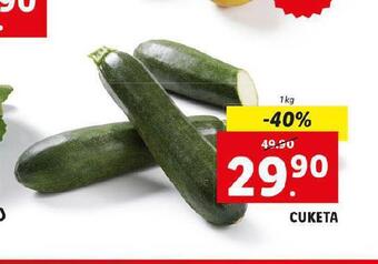 Lidl Cuketa nabídka