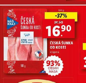 Lidl Česká šunka od kosti nabídka