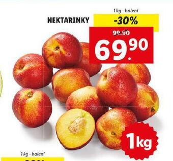 Lidl Nektarinky nabídka