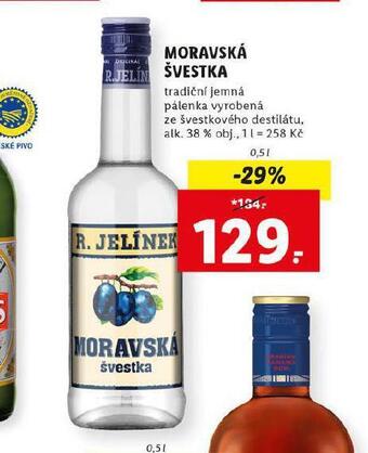 Lidl Moravská švestka nabídka
