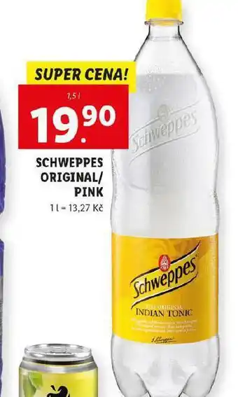 Lidl Schweppes original / pink nabídka