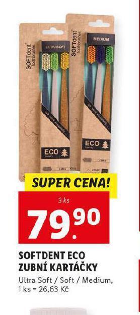 Lidl Sofdent eco zubní kartáčky nabídka