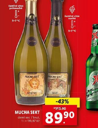 Lidl Mucha sekt nabídka