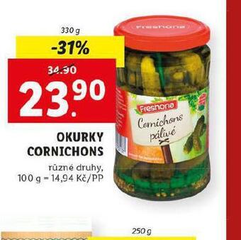 Lidl Okurky cornichons nabídka