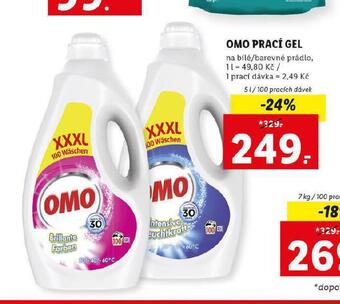 Lidl Omo prací gel nabídka