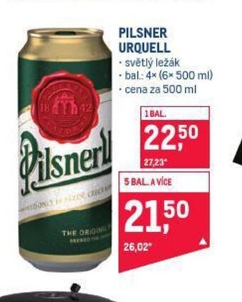 Makro Pilsner Urquell nabídka