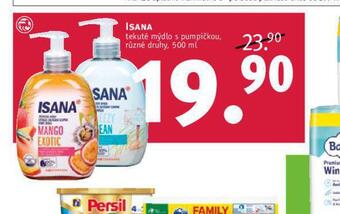 Rossmann Isana tekuté mýdlo nabídka