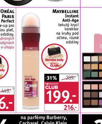 Rossmann Maybelline tekutý krycí korektor nabídka