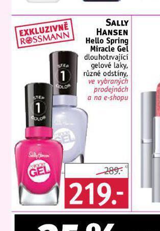 Rossmann Sally hansen lak na nehty nabídka