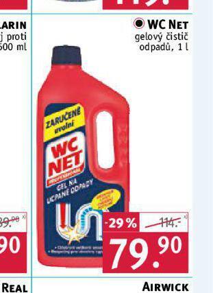 Rossmann Wc net gelový čistič odpadů nabídka
