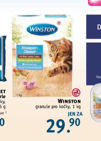 Rossmann Winston granule pro kočky nabídka
