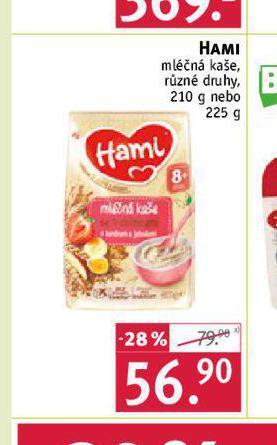 Rossmann Hami mléčná kaše nabídka