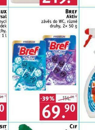 Rossmann Bref aktiv závěs do wc nabídka