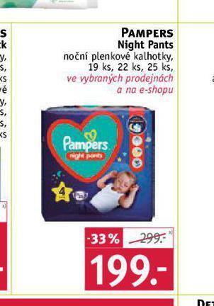 Rossmann Pampers dětské plenky nabídka