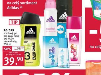 Rossmann Adidas sprchový gel nabídka