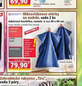 Norma Mikrovláknové utěrky na nádobí nabídka