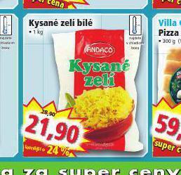 Norma Kysané zelí bílé nabídka