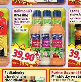 Norma Hellmann´s dressing nabídka