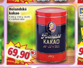 Norma Holandské kakao nabídka