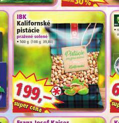 Norma Ibk kalifornské pistácie nabídka