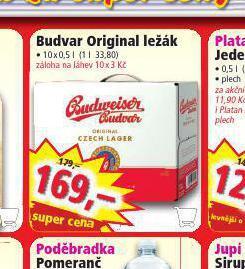 Norma Budvar ležák originál nabídka