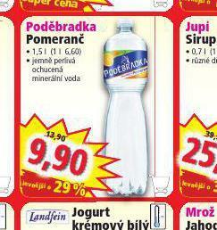Norma Poděbradka pomeranč nabídka