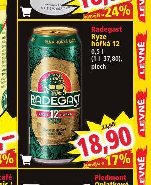 Norma Pivo radegast ryze hořká 12 nabídka