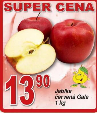 Lidl Jablka červená gala nabídka