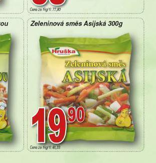 Lidl Zeleninová směs asijská nabídka