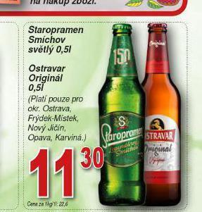 Lidl Pivo ostravar originál nabídka