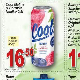 Lidl Cool malina & borůvka nabídka