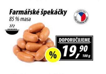 ZEMAN Farmářské špekáčky nabídka